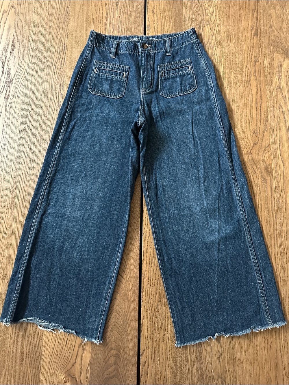 Old Navy High Rise Baggy Wide Leg Jeans Size 2